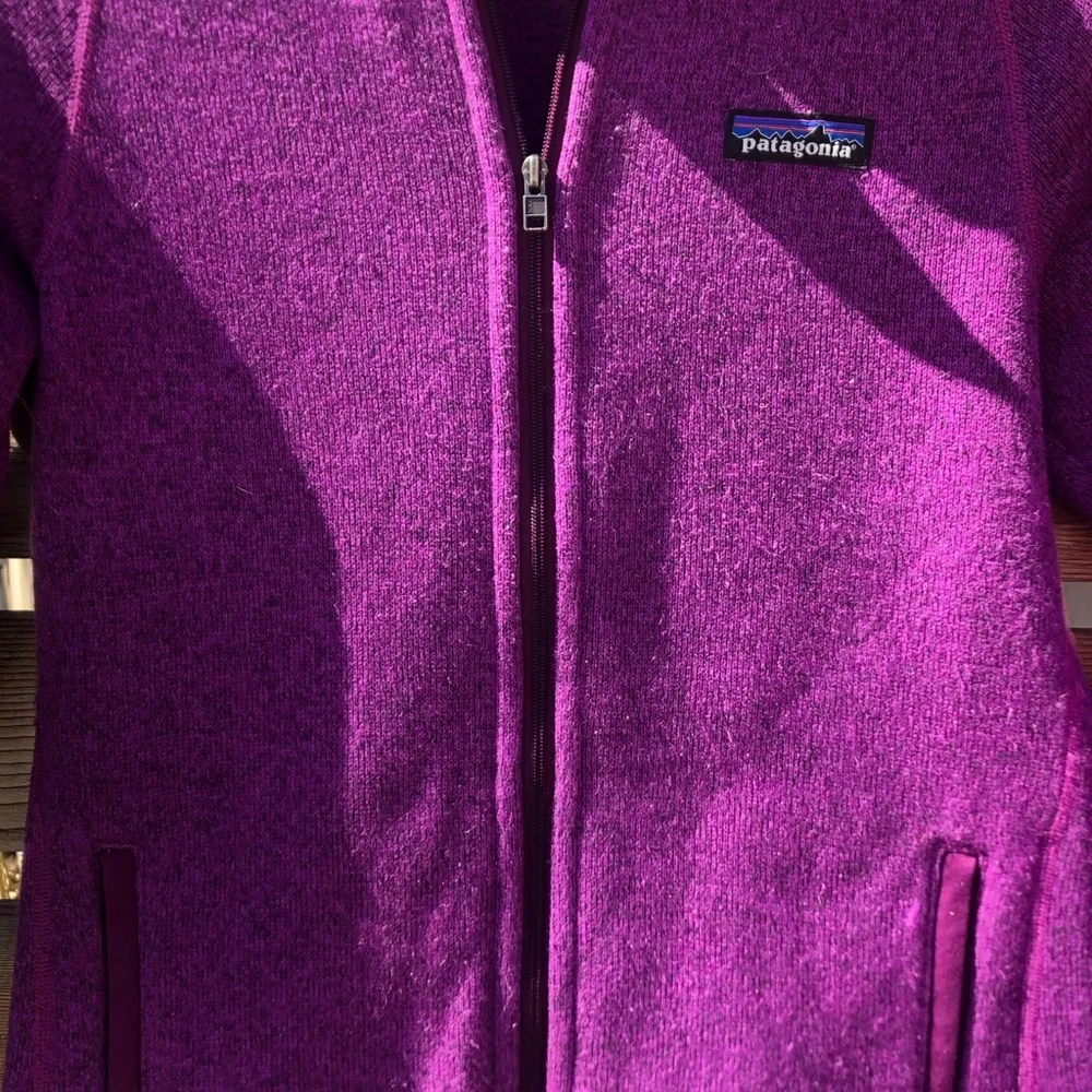 XS Maroon Patagonia Sweater Jacket - Picture 5 of 5